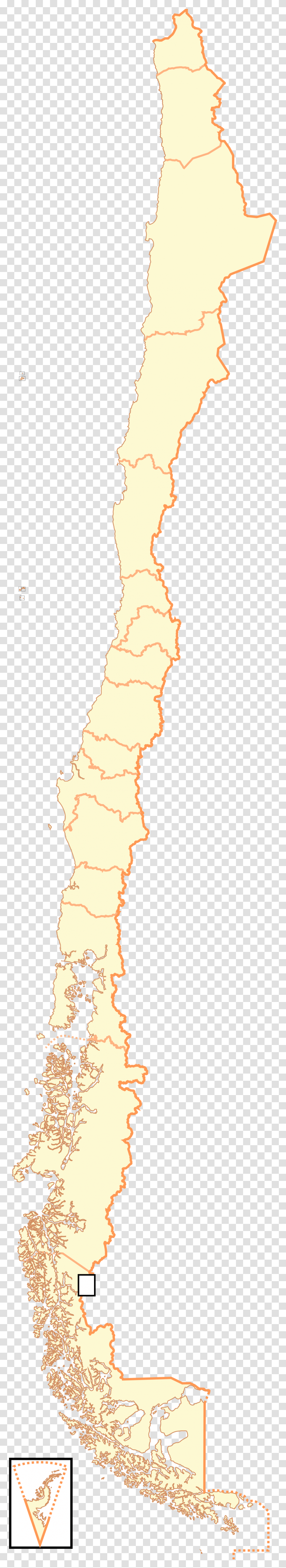Mapa De Chile Con Regiones En, Diagram, Plot, Fire, Atlas Transparent Png
