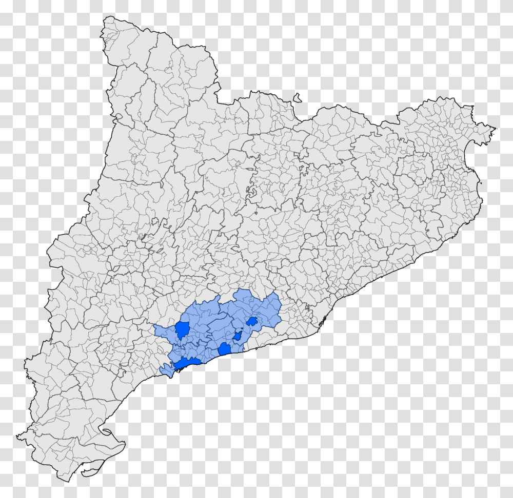 Mapa De Colles Catalonia Map Outline, Diagram, Plot, Atlas Transparent Png