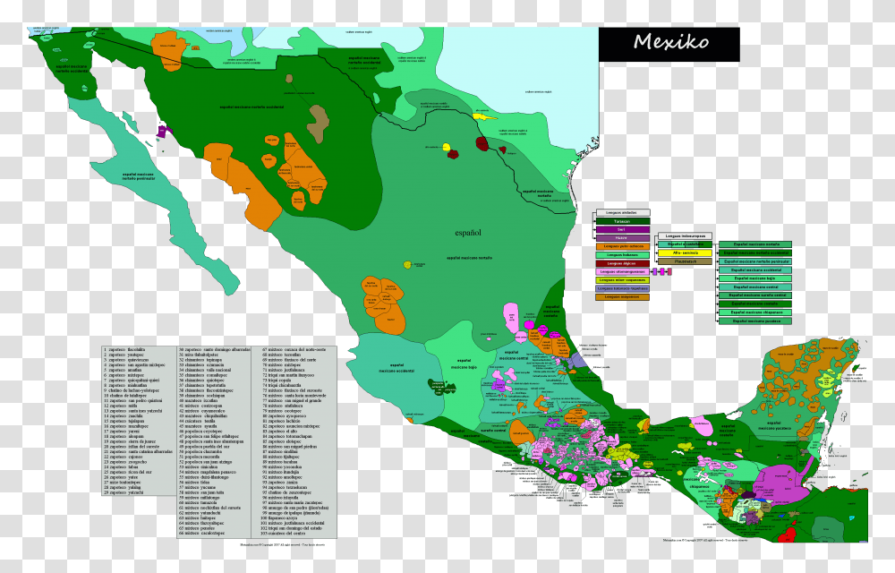 Mapa De Mexico, Diagram, Plot, Atlas, Vegetation Transparent Png