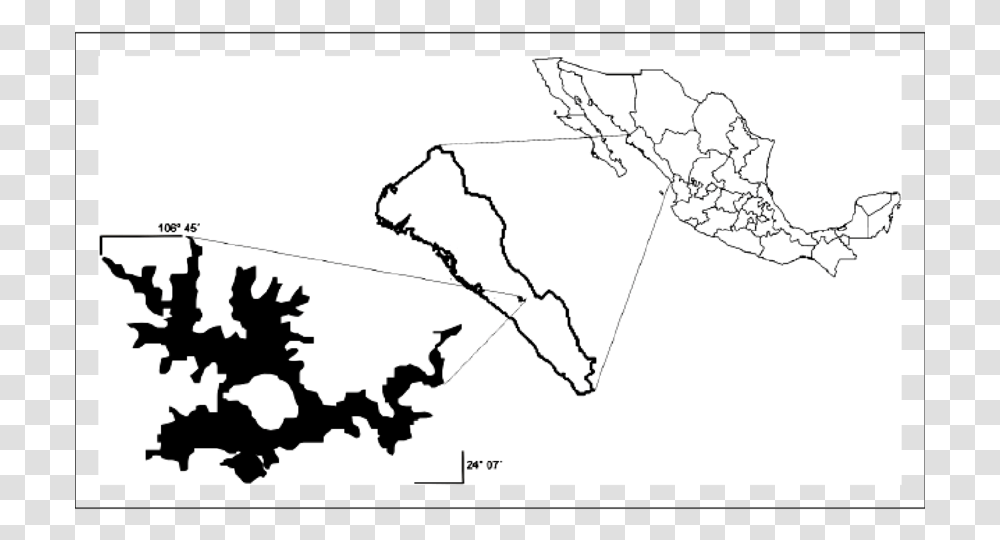 Mapa De Mexico Mexico, Plot, Diagram, Bird, Vegetation Transparent Png