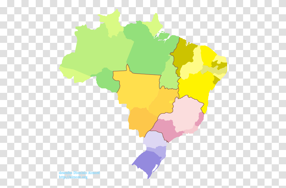 Mapa Do Brasil Clicavel Map Brazil Background, Diagram, Plot, Atlas Transparent Png