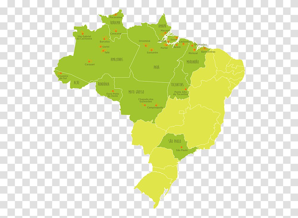 Mapa Do Brasil Com As Bibliotecas Da Vaga Lume Destacadas Brazil Solid Map, Diagram, Plot, Atlas, Bonfire Transparent Png