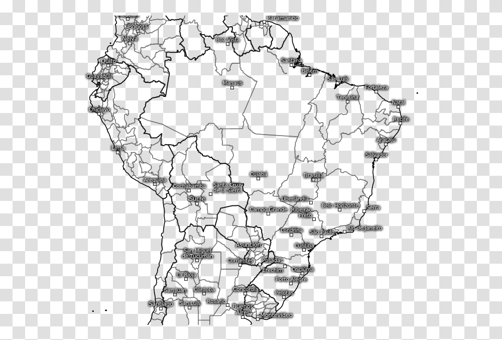 Mapa Do Brasil Para Colorir, Diagram, Plot, Atlas, Nature Transparent Png