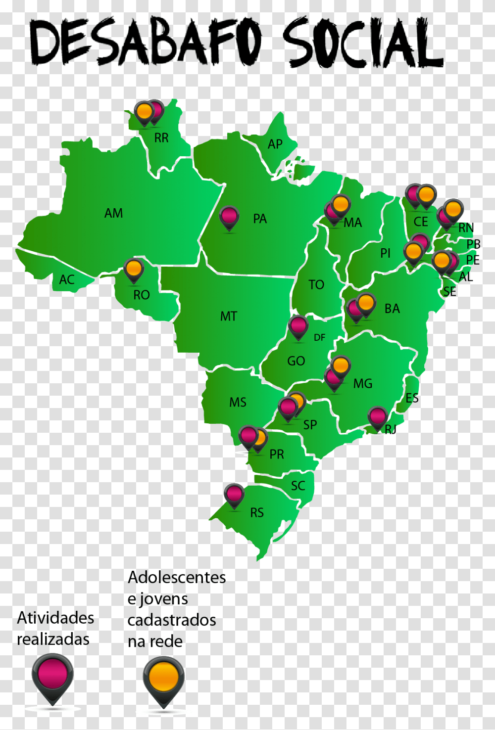 Mapa Do Brasil Vetor Brazil, Diagram, Plot, Atlas Transparent Png