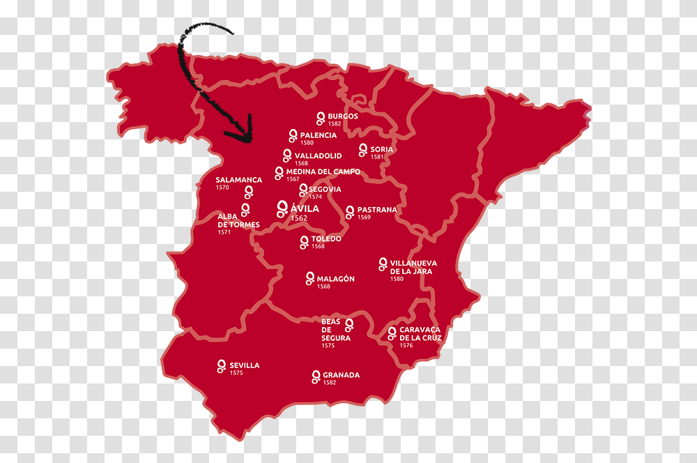 Mapa Flecha Es Spain Vector, Diagram, Atlas, Plot Transparent Png