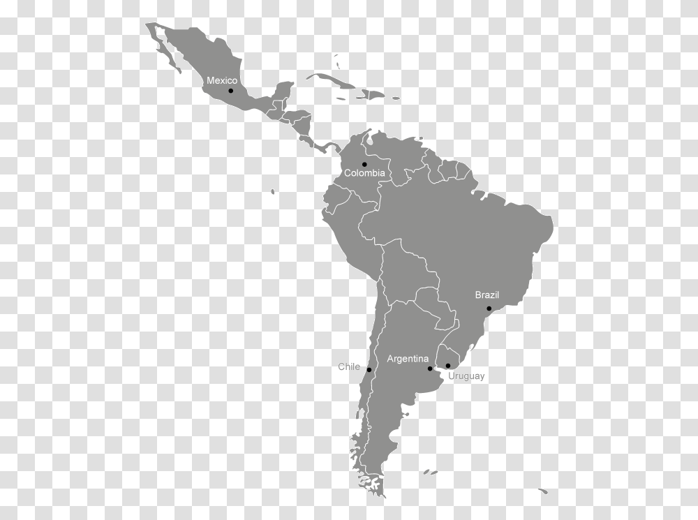 Mapa Latin America, Diagram, Plot, Atlas Transparent Png