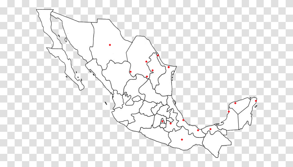 Mapa Lmb Blank Map Of Mexico, Plot, Diagram, Atlas, Person Transparent Png