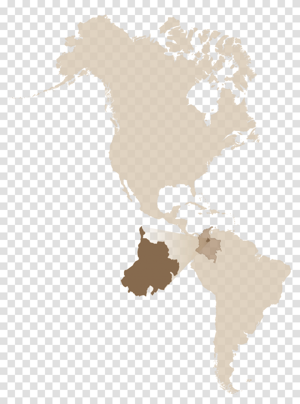 Mapa Santander Barichara Map Of North America With Mexico Highlighted, Diagram, Plot, Atlas Transparent Png