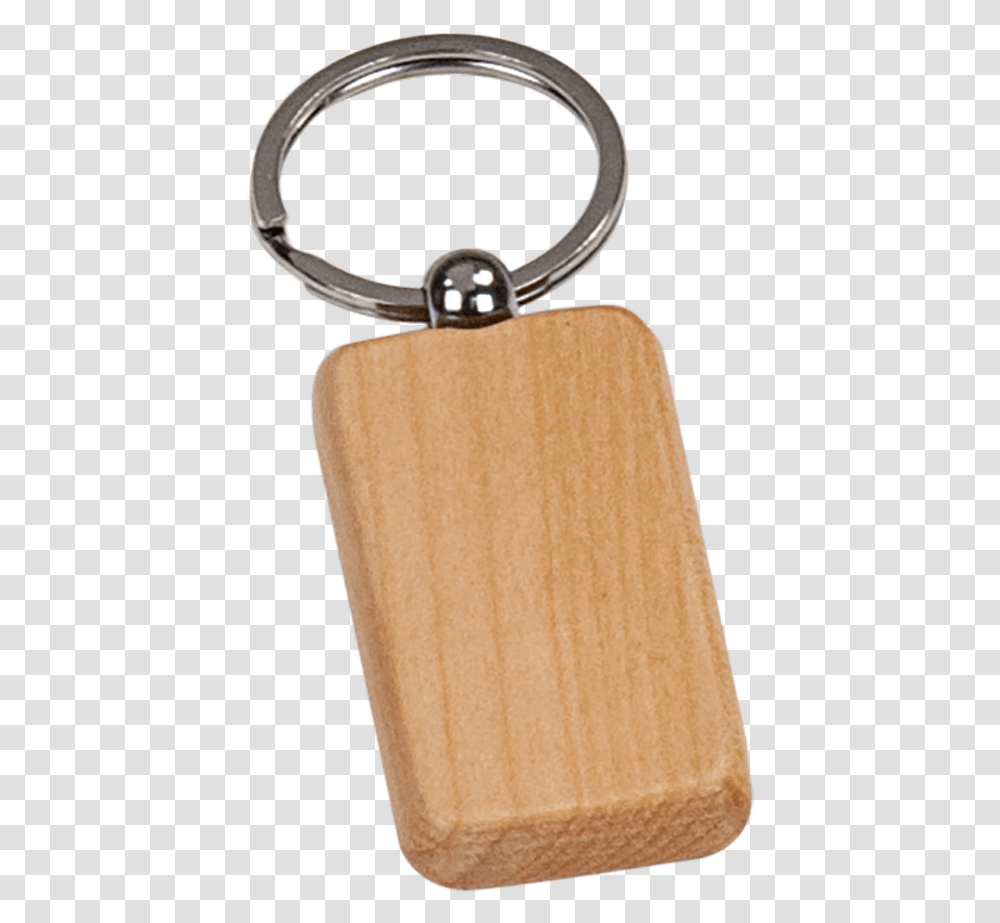 Maple Finish Wooden Rectangle Keychain Keychain, Pendant, Rug, Bread, Food Transparent Png