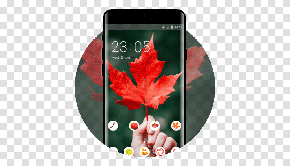 Maple Leaf Autumn Free Android Theme - U Launcher 3d Bible Quotes Canada Day, Plant, Mobile Phone, Electronics, Cell Phone Transparent Png