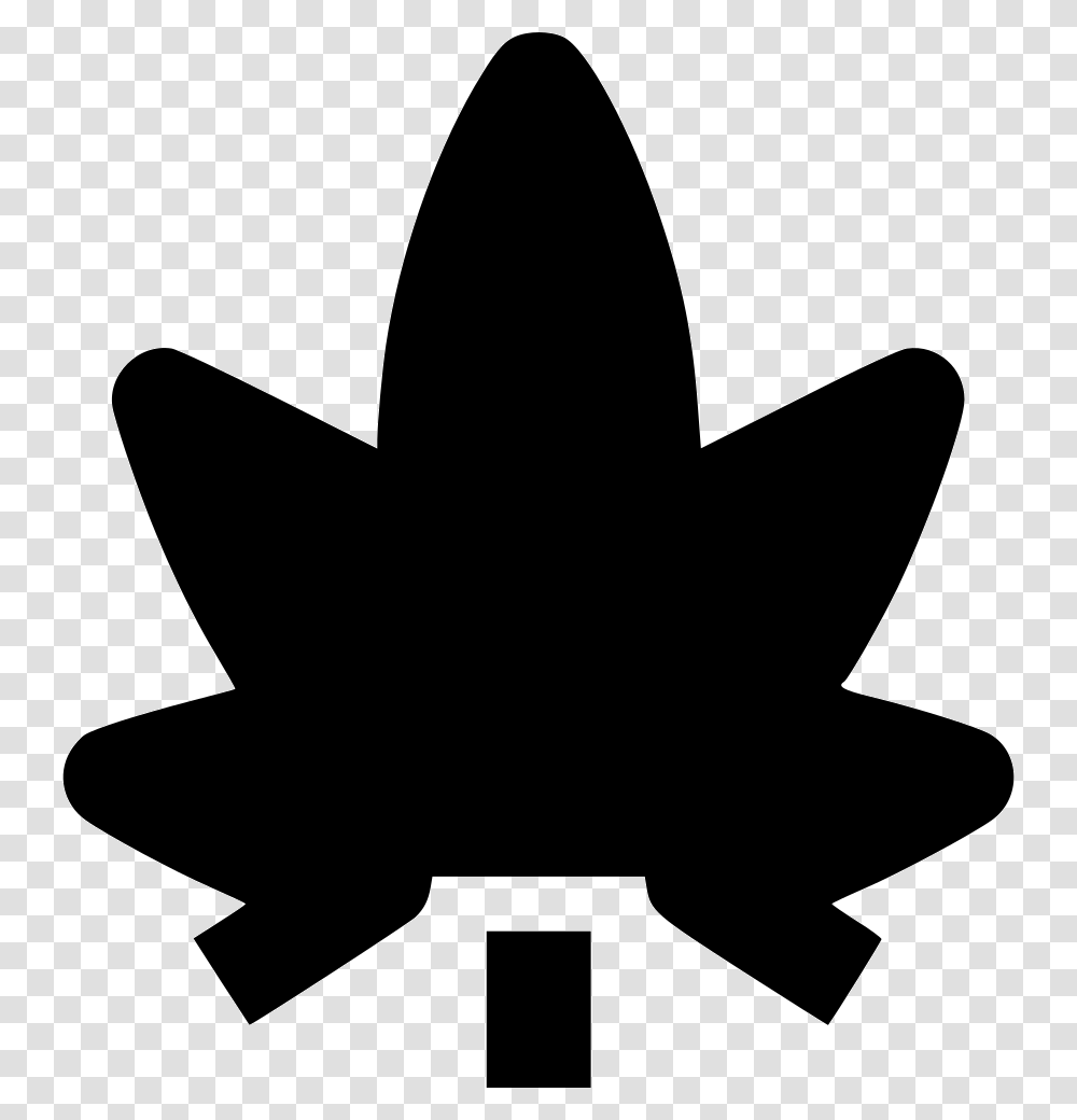 Maple Leaf, Axe, Tool, Plant, Silhouette Transparent Png