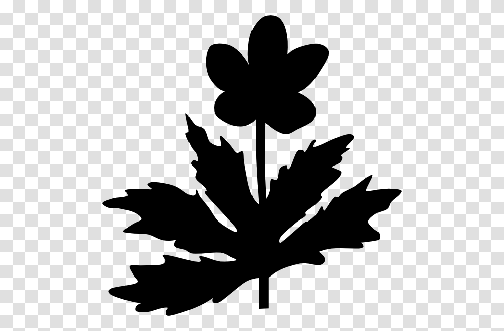 Maple Leaf Clip Art Silhouette Flower Maple Leaf, Gray, World Of Warcraft Transparent Png