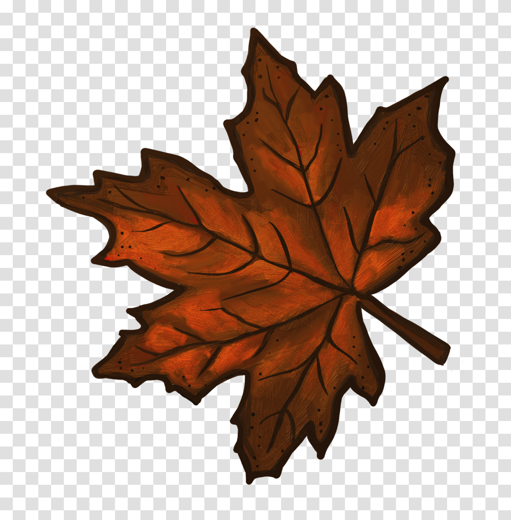 Maple Leaf Clipart Brown Maple, Plant, Tree, Bonfire, Flame Transparent Png