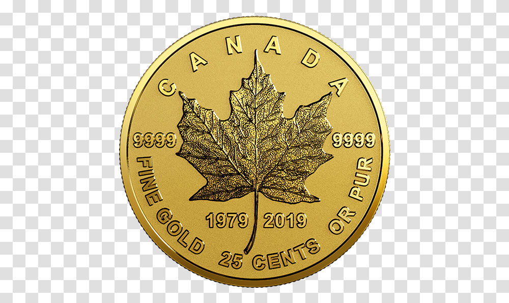 Maple Leaf Gold 2019, Plant, Money, Coin, Bird Transparent Png