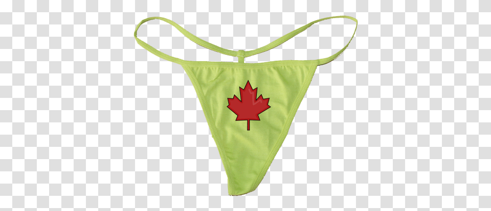 Maple Leaf Lime G String Inktastic Football Team, Clothing, Apparel, Lingerie, Underwear Transparent Png