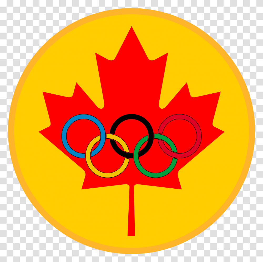 Maple Leaf Olympic Gold Medal Canada Flag Silhouette, Nature, Outdoors, Symbol, Logo Transparent Png