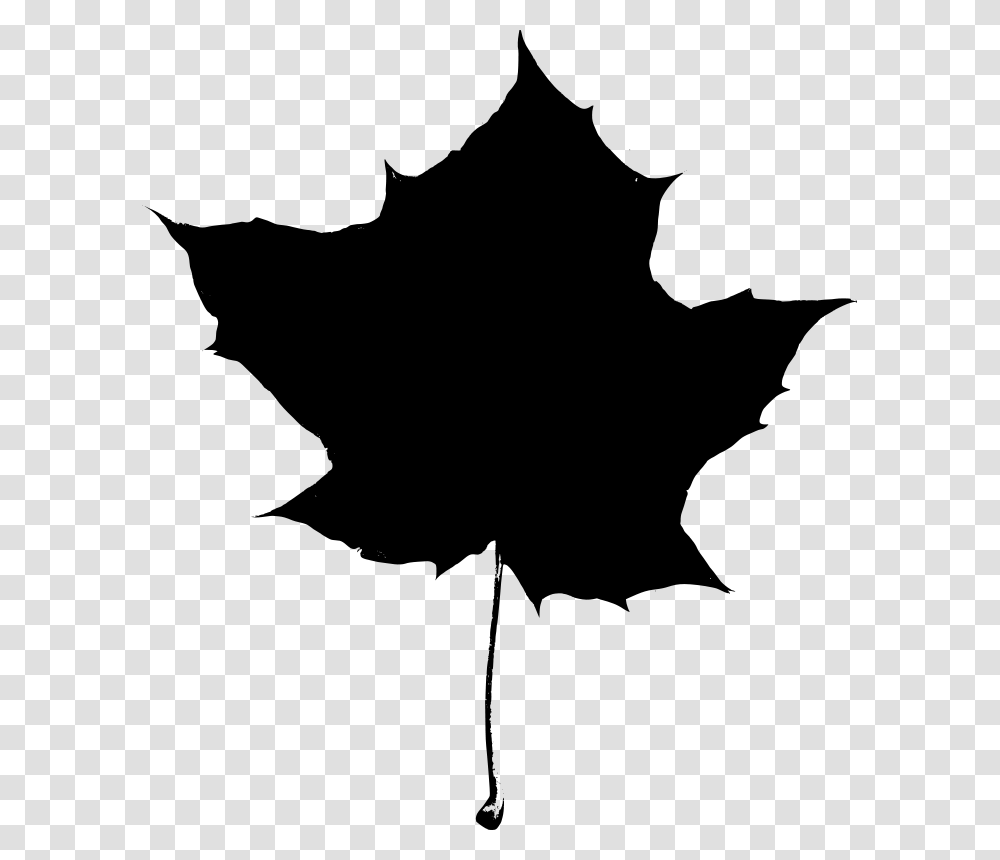 Maple Leaf Silhouette, Nature, Gray, World Of Warcraft Transparent Png