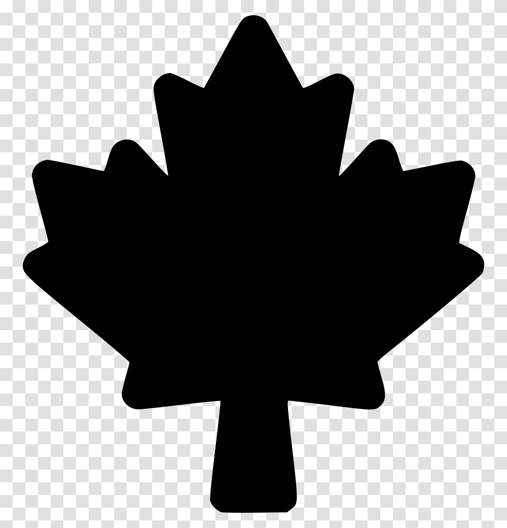 Maple Leaf Visit Canada, Plant, Silhouette, Cross Transparent Png