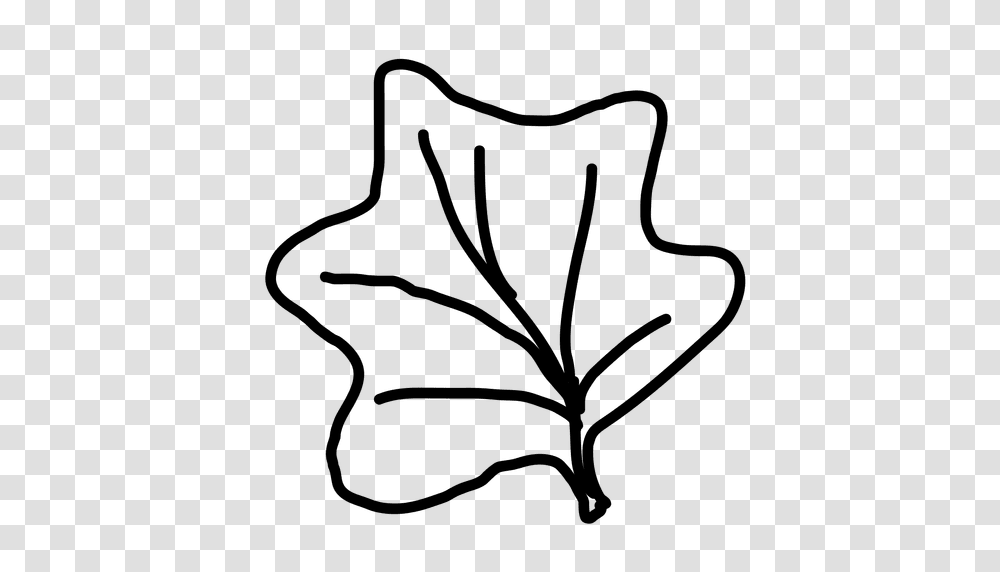 Maple Outline Leaf, Plant, Bow, Stencil, Pattern Transparent Png
