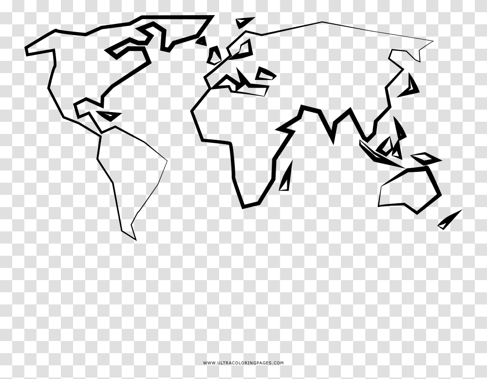 Mappa Del Mondo Disegno, Gray, World Of Warcraft Transparent Png
