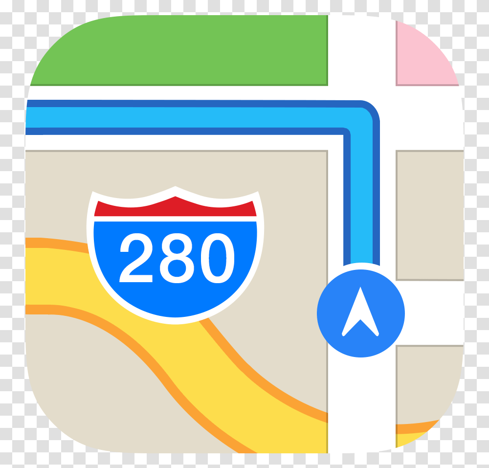 Maps Icon Image Apple Maps, Word, Security Transparent Png