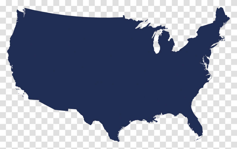 Maps Of Us Outline Outline Usa Background, Nature, Outdoors, Night, Silhouette Transparent Png