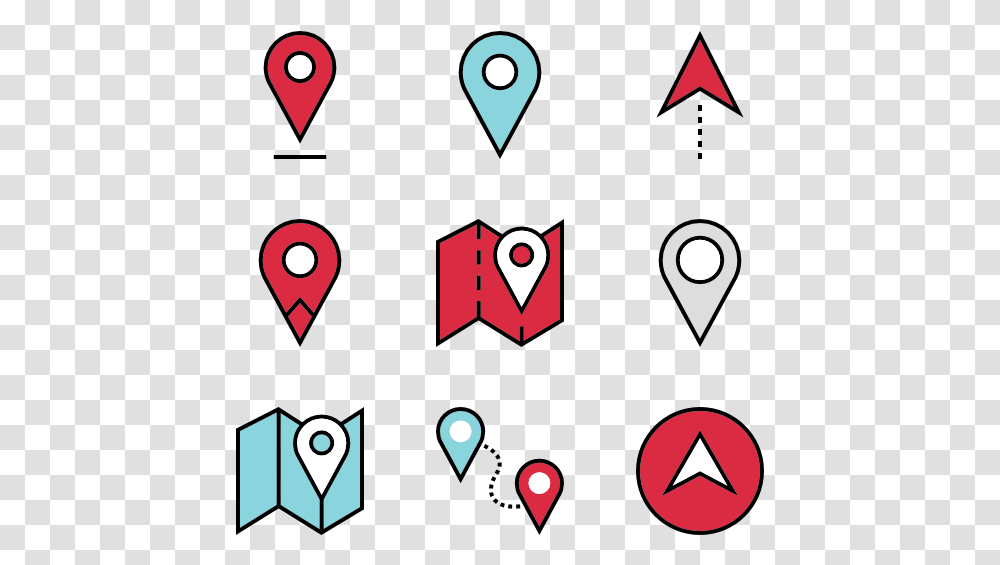 Maps Point, Number, Alphabet Transparent Png