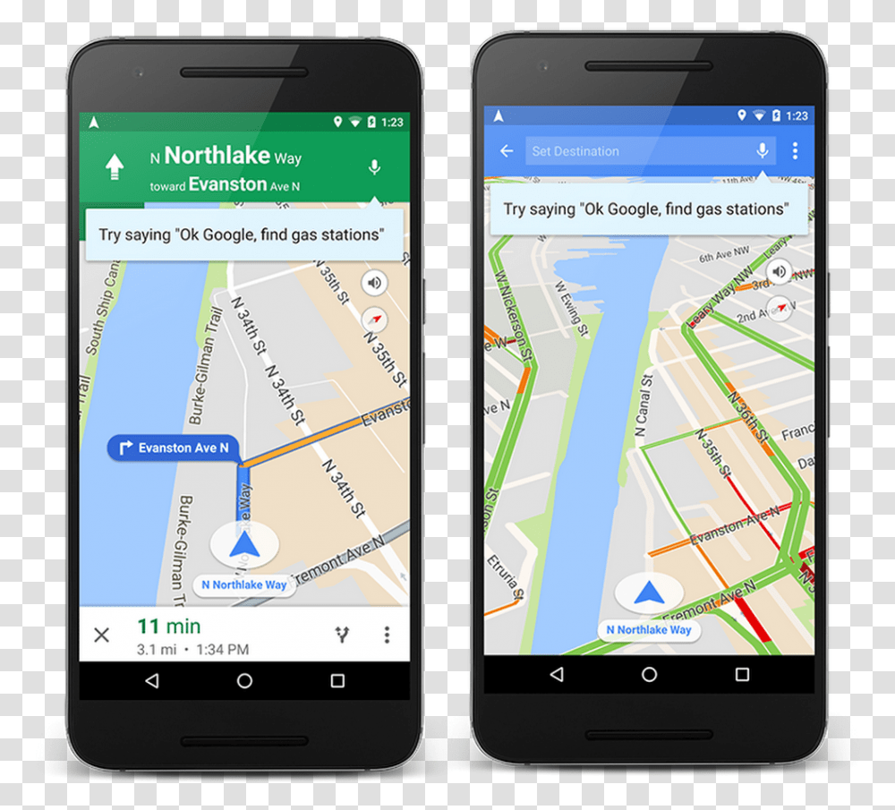 Maps Voice Commands1 Google Maps Mobile Screen, Mobile Phone, Electronics, Cell Phone, GPS Transparent Png