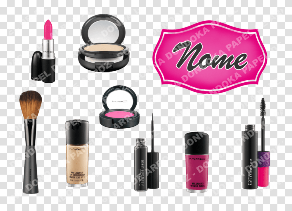 Maquiagem Makeup Brushes, Cosmetics, Lipstick, Tin, Spray Can Transparent Png