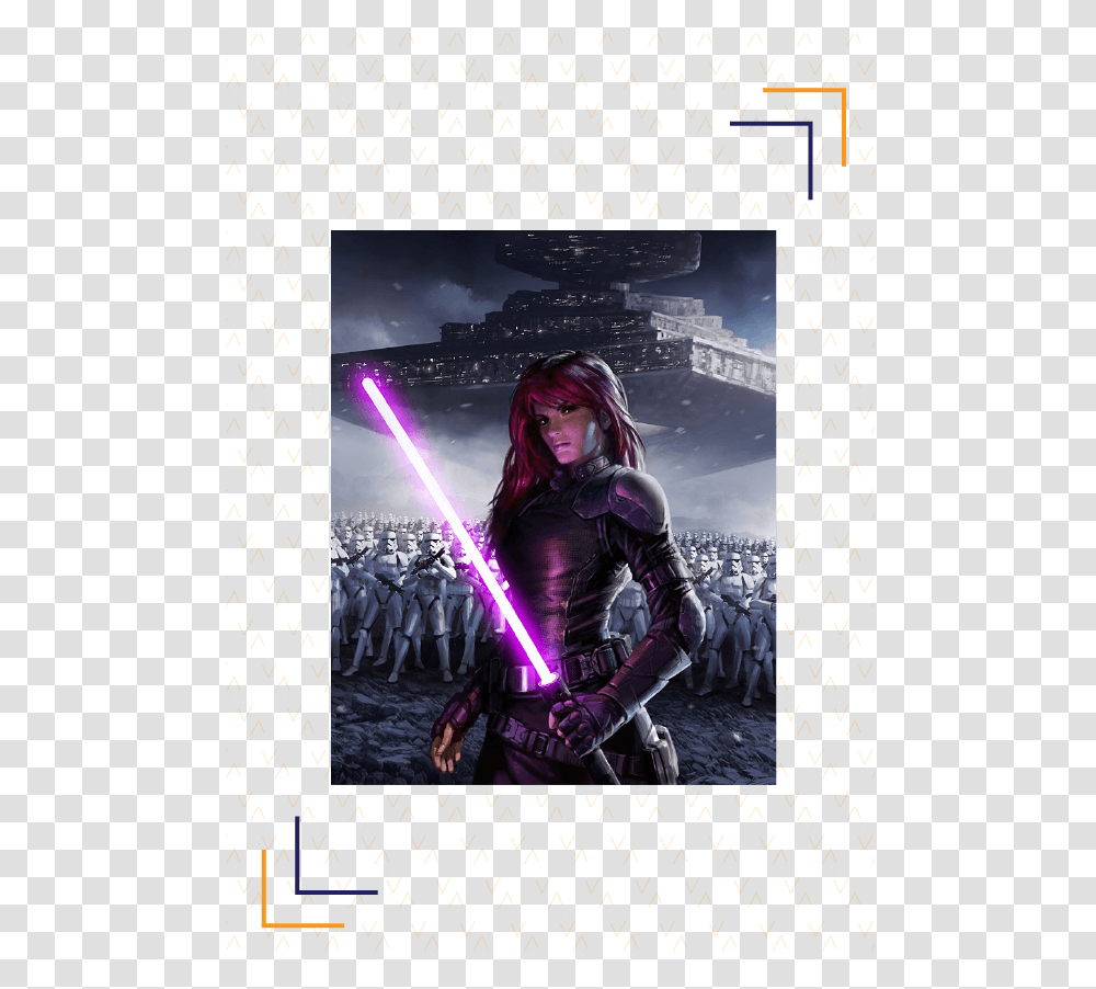 Mara Jade Star Wars, Poster, Advertisement, Duel, Person Transparent Png