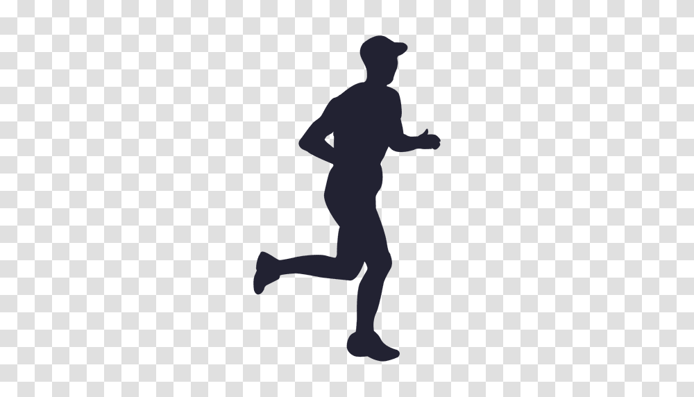 Marathon Athlete Silhouette, Person, Fitness, Working Out, Sport Transparent Png