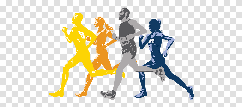 Marathon Choose Your Run Marathon Runner Logo, Person, People, Sport, Working Out Transparent Png