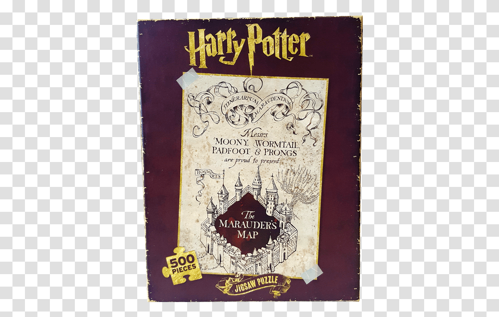 Marauder Map Harry Potter, Novel, Book, Advertisement, Poster Transparent Png