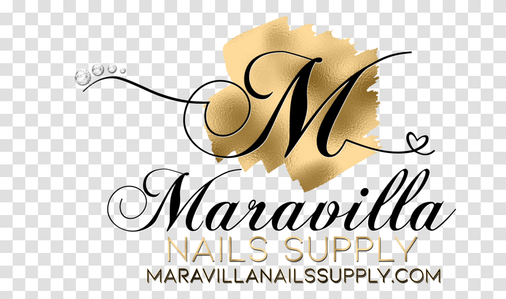 Maravilla Nails Supply Language, Text, Calligraphy, Handwriting, Poster Transparent Png