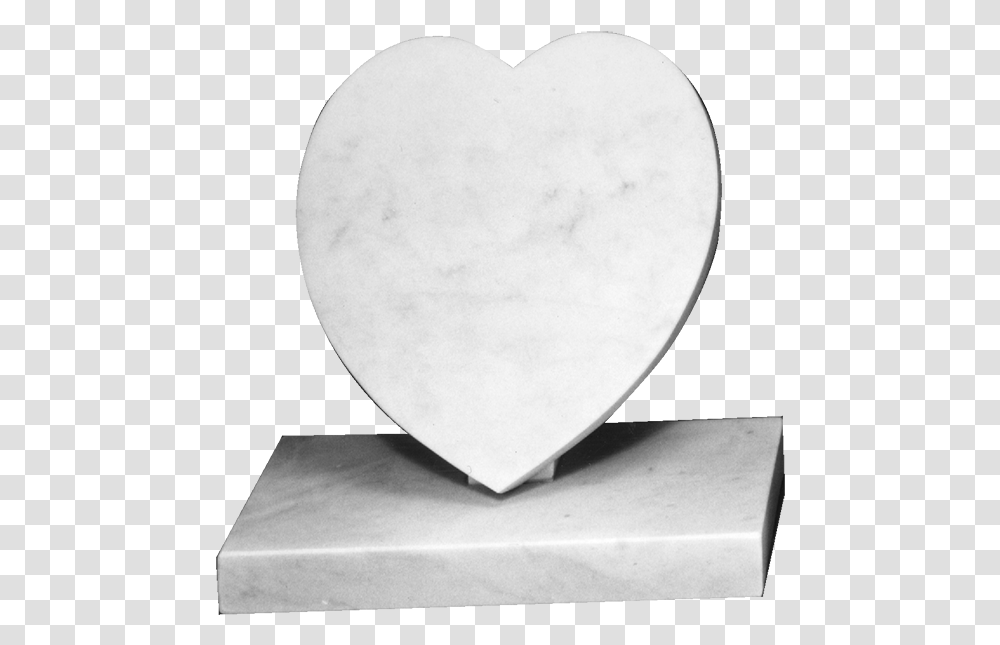 Marble Cremation Memorial Small Heart And Base Heart, Moon, Outer Space, Night, Astronomy Transparent Png