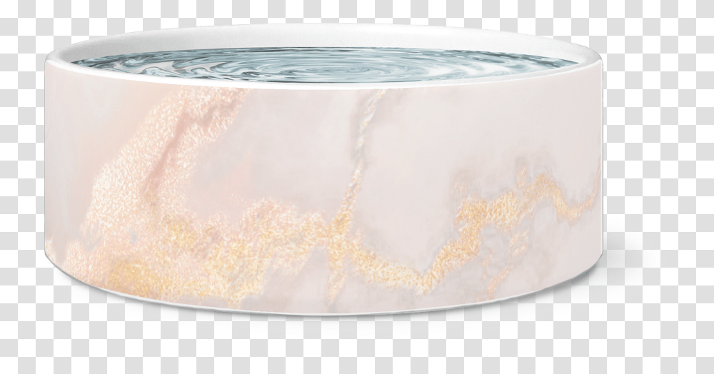 Marble Dog Bowl Cream Gold Bracelet, Bathtub, Furniture, Water, Jar Transparent Png