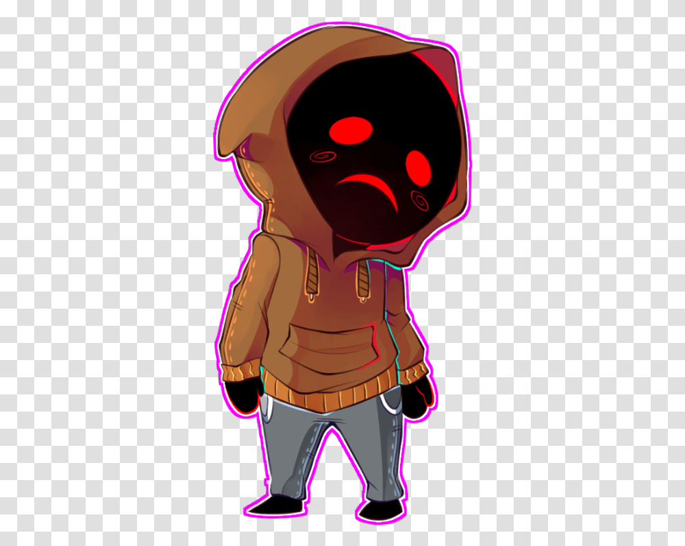 Marble Hornets Hoodie Chibi, Face, Apparel, Costume Transparent Png