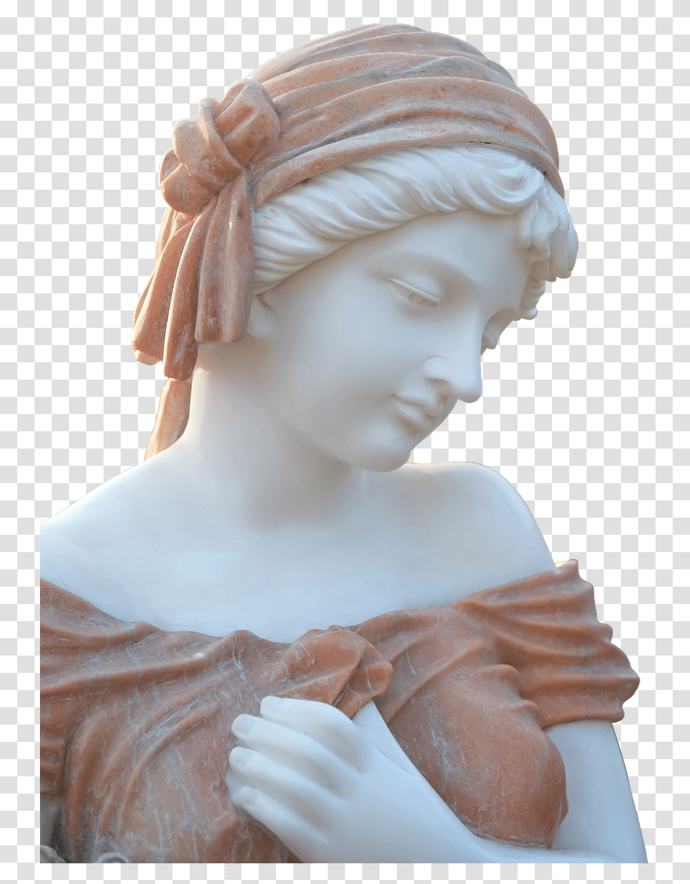 Marble Sculpture Marble Bust, Figurine, Finger, Person, Human Transparent Png