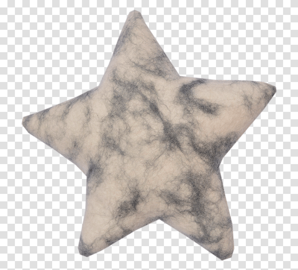 Marble Star Cushion Cushion, Symbol, Star Symbol, Giraffe, Wildlife Transparent Png