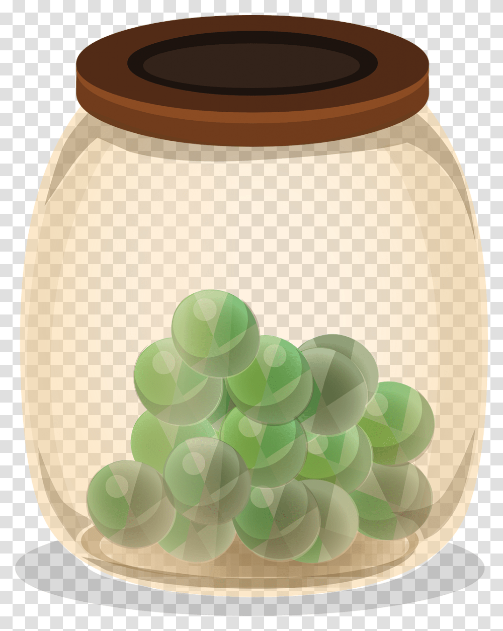Marbles In A Container, Plant, Grapes, Fruit, Food Transparent Png