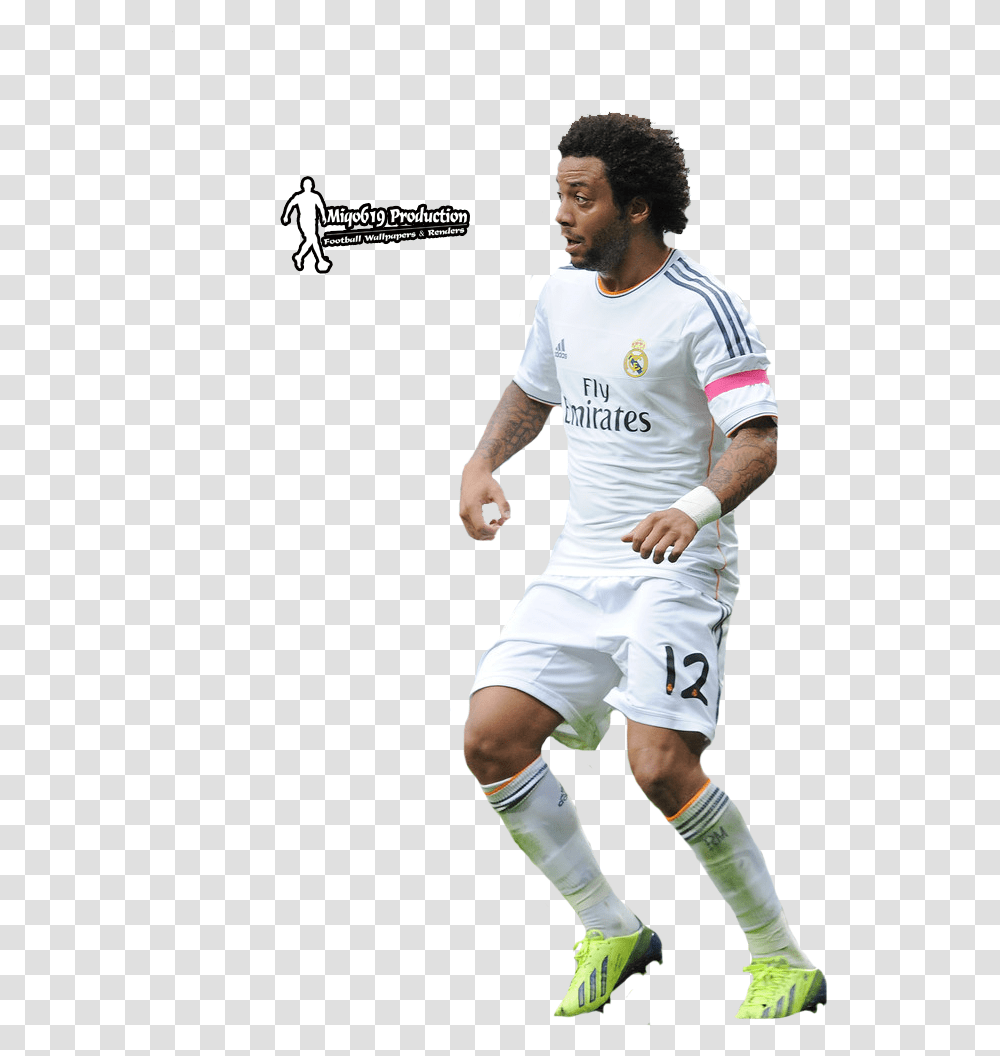 Marcelo Real Madrid 2013, Person, Human, People, Football Transparent Png