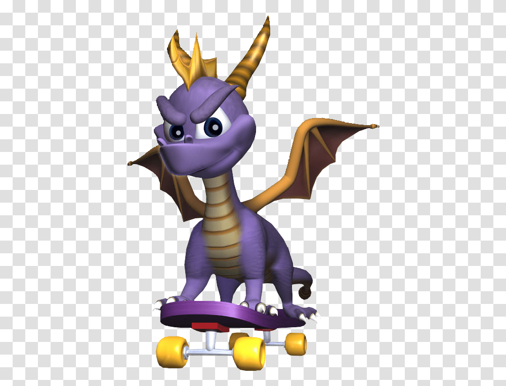 March 2014 Helen's Rcl Blog Spyro The Dragon In Skateboard, Toy, Figurine, Animal, Mammal Transparent Png