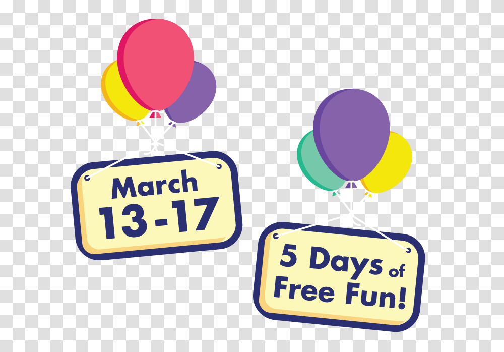 March Break Northgate Shopping Centre, Balloon, Number Transparent Png