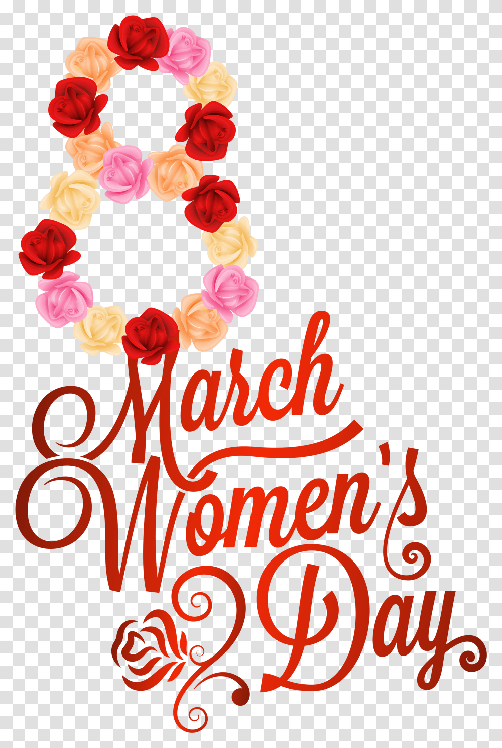 March Clipart Free Happy Womens Day, Plant, Flower, Blossom Transparent Png