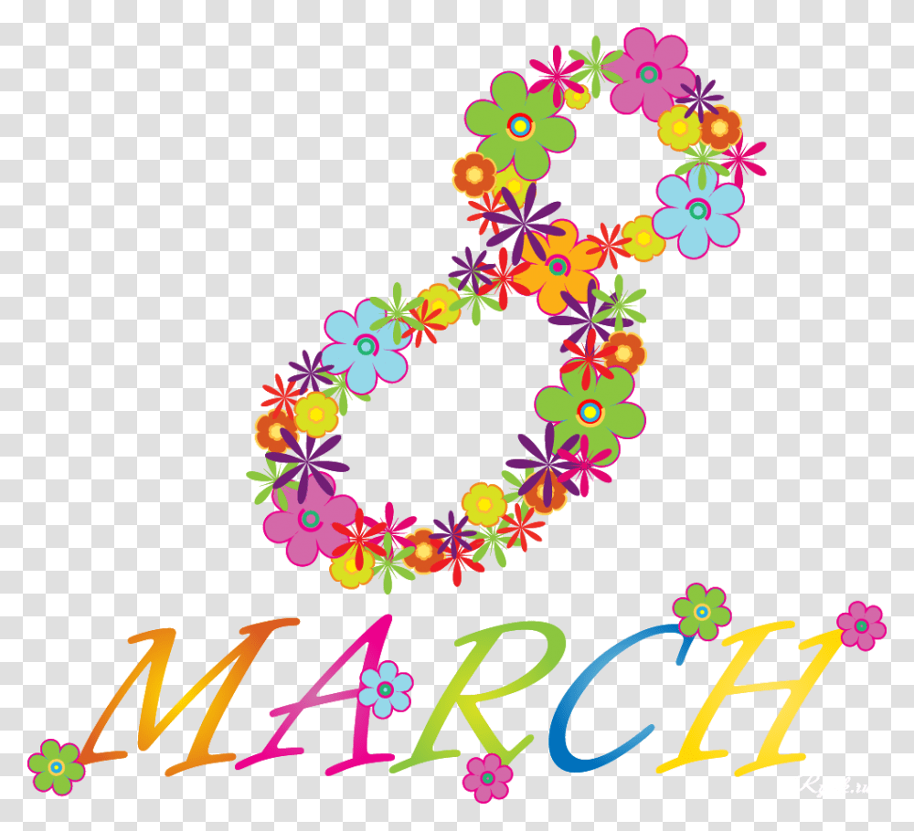 March, Floral Design, Pattern Transparent Png