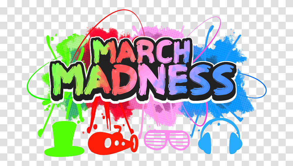March Madness Vendors Clipart Download March Madness Green, Graffiti, Neon, Light Transparent Png