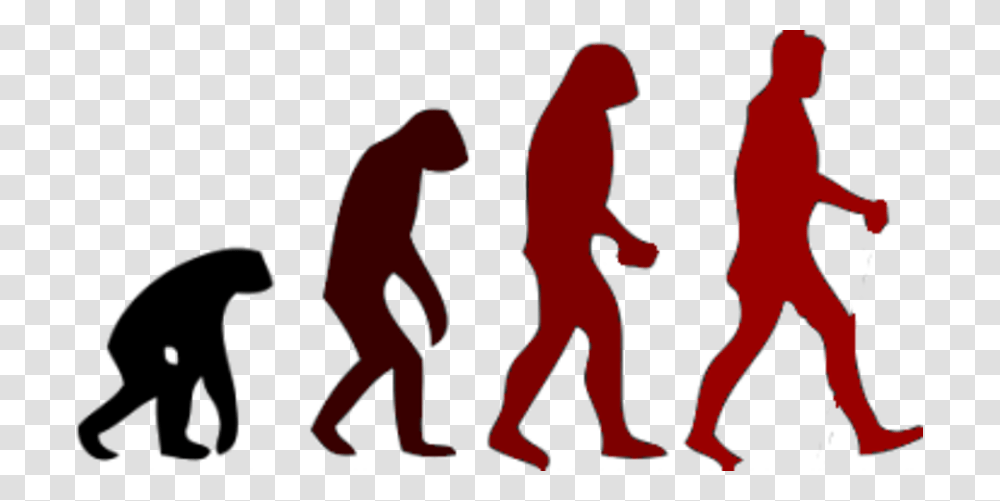 March Of Progress Human Evolution Neanderthal Change Over Time Biology, Person, Logo Transparent Png