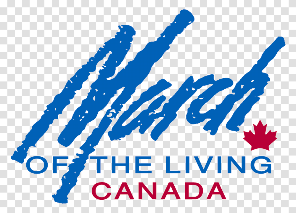 March Of The Living Canada March Of The Living Canada, Text, Label, Alphabet, Handwriting Transparent Png