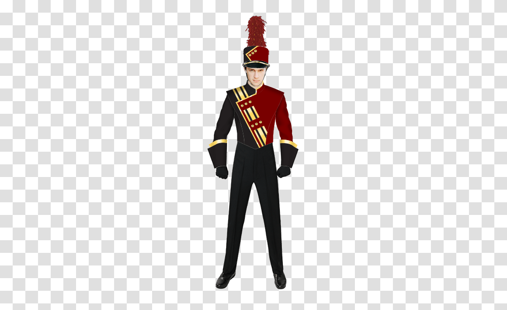 Marching Band Uniforms Color Guard Costumes Band Accessories, Person, Military Uniform, Officer Transparent Png