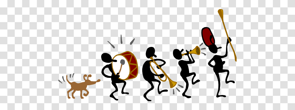 Marching Cliparts, Bird, Animal, Musical Instrument Transparent Png